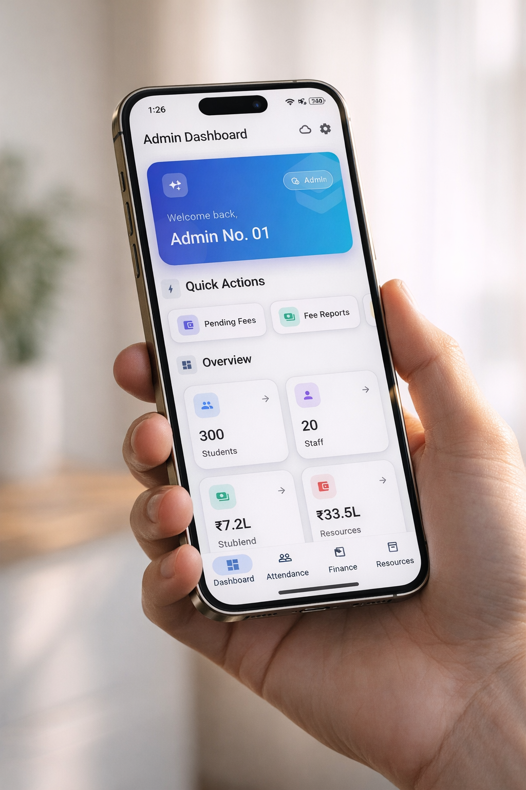 Mobile App Admin Dashboard